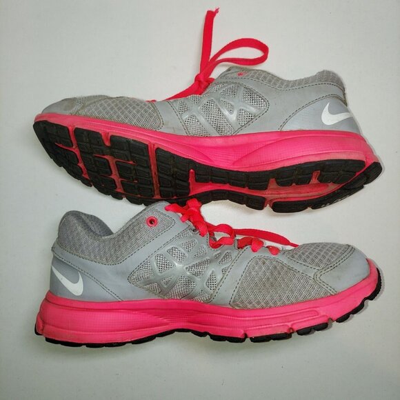 Nike Relentless2 Womans 7.5 Sneaker Running Shoe Pink Gray Logo light weight - Picture 6 of 12